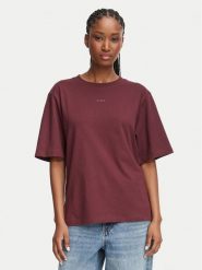 BOSS T-Shirt Enis 50523256 Czerwony Regular Fit. Czerwone t-shirty damskie Boss, m, bez wzorów, z bawełny, bez kołnierzyka. Za 229.99 zł.