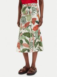 Guess Spódnica midi W6GD69 W2092 Zielony Regular Fit. Zielone spódnice damskie Guess, xl, z aplikacjami, z wiskozy, midi. Za 614.99 zł.