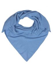 Zwillingsherz Chusta trójkątna w kolorze niebieskim - 200 x 100 cm rozmiar: onesize. Niebieskie chusty damskie Zwillingsherz, bez wzorów, z materiału. Za 144.92 zł.