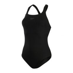 Damski jednoczęściowy kostium kąpielowy Speedo Eco+ Kickb. Czarne stroje jednoczęściowe Speedo, bez wzorów. Za 241.98 zł.