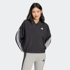 Kurtka damska ADIDAS Bomber. Kurtki damskie Adidas, s, bez wzorów, z materiału, bez kaptura. Za 269.99 zł.