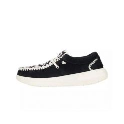 HeyDude Damskie Mokasyny Wendy Comf Suede Crochet. Białe mokasyny damskie Hey dude, z materiału, bez obcasa. Za 259.00 zł.