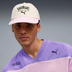 Czapka z daszkiem Puma x Pokemon Dad. Brązowe czapki z daszkiem damskie Puma, bez wzorów. Za 270.00 zł.