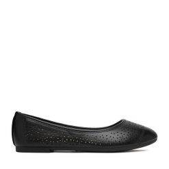 Baleriny JENNY. Czarne balerinki damskie Jenny, bez wzorów. Za 59.99 zł.