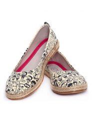 Goby Espadryle w kolorze czarno-kremowym rozmiar: 38. Brązowe espadryle damskie Goby, bez wzorów, bez obcasa. Za 218.45 zł.