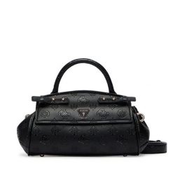 Torebka Guess. Czarne kuferki damskie Guess, z aplikacjami, bez dodatków. Za 544.99 zł.