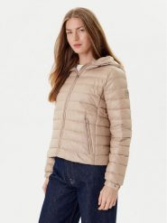 Tommy Hilfiger Kurtka puchowa WW0WW46788 Beżowy Regular Fit. Brązowe kurtki damskie Tommy Hilfiger, xxl, bez wzorów, z puchu, bez kaptura. Za 629.99 zł.