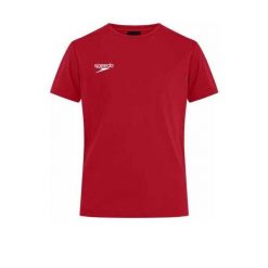 Koszulka T-Shirt damski Speedo Club Plain Tee. Białe koszulki damskie Speedo, m, bez wzorów, bez kołnierzyka, bez ramiączek. Za 73.79 zł.