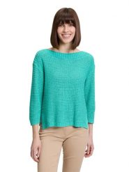 Betty Barclay Sweter w kolorze turkusowym rozmiar: 36. Niebieskie swetry klasyczne damskie Betty Barclay, bez kołnierzyka. Za 126.99 zł.