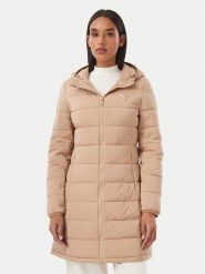 Guess Kurtka zimowa V4YL05 WF3X0 Beżowy ciemny Regular Fit. Brązowe kurtki damskie Guess, na zimę, xxs, z aplikacjami, z syntetyku, bez kaptura. Za 694.99 zł.