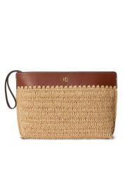 LAUREN RALPH LAUREN Kopertówka 432P10519001 Brązowy. Brązowe torebki wieczorowe damskie Lauren Ralph Lauren, bez wzorów, z syntetyku, bez dodatków. Za 989.99 zł.