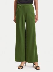 Patrizia Pepe Spodnie materiałowe 8P0657 A459 Zielony Regular Fit. Zielone spodnie materiałowe damskie Patrizia Pepe, bez wzorów, z materiału. Za 549.99 zł.