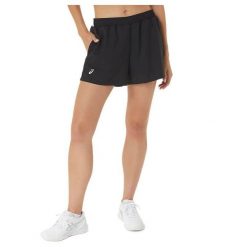 Spodenki sportowe damskie Asics Court Short Women. Czarne spodenki sportowe damskie Asics, xs, bez wzorów, tenisowe. Za 219.00 zł.