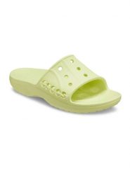 Crocs Klapki "Baya II" w kolorze limonkowym rozmiar: 46/47. Zielone klapki damskie Crocs, bez wzorów, z otwartym noskiem, bez obcasa, bez zapięcia. Za 92.21 zł.