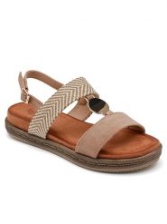 Sixth Sens Sandały w kolorze beżowym rozmiar: 39. Brązowe sandały damskie Sixth Sens, bez wzorów, z otwartym noskiem, bez obcasa, bez zapięcia. Za 104.99 zł.