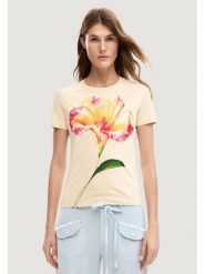 Desigual T-Shirt Estocolmo 26SWTK03 Beżowy Regular Fit. Brązowe t-shirty damskie Desigual, m, bez wzorów, z bawełny, bez kołnierzyka. Za 149.99 zł.