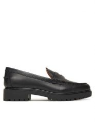 LAUREN RALPH LAUREN Mokasyny Marli 802967752001 Czarny. Czarne mokasyny damskie Lauren Ralph Lauren, ze skóry, bez obcasa. Za 619.99 zł.