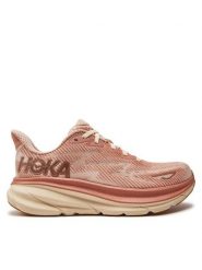 Hoka Buty do biegania Clifton 9 1127896 Różowy. Czerwone obuwie sportowe damskie HOKA, z materiału, bez zapięcia, do biegania. Za 499.99 zł.