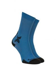 Skarpety X-Socks Bike Perform Crew Blue. Niebieskie skarpetki damskie X Socks, bez wzorów. Za 78.00 zł.