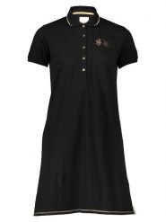 La Martina Sukienka polo w kolorze czarnym rozmiar: XS. Czarne sukienki damskie La Martina, bez wzorów, bez ramiączek. Za 194.15 zł.