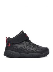SHAQ Buty do koszykówki C-SHAQNOTIZE AQ95000Y-BZ Czarny. Czarne buty sportowe chłopięce Shaq, ze skóry, bez zapięcia. Za 159.99 zł.