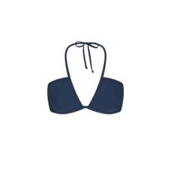 Damski top do kostiumu kąpielowego Barts Solid Plunge Halter. Niebieskie bikini Barts, bez wzorów. Za 194.50 zł.