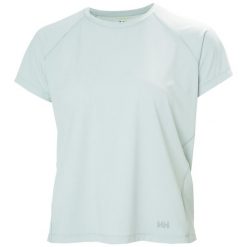 Damski jersey Helly Hansen Shine Solen. Zielone koszulki sportowe damskie Helly Hansen, bez wzorów, z jersey, bez ramiączek. Za 266.00 zł.