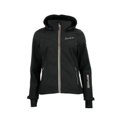 Kurtka damska Peak Mountain Softshell Amaleoff. Czarne kurtki damskie Peak Mountain, m, z aplikacjami, z elastanu. Za 298.00 zł.