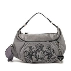 Torebka Juicy Couture. Szare torebki klasyczne damskie Juicy Couture, bez dodatków. Za 419.99 zł.