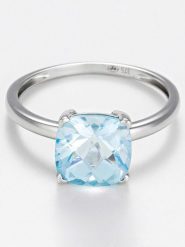 DIAMANTA Złoty pierścionek "Topaze Unique" z topazem rozmiar: 60. Niebieskie pierścionki damskie DIAMANTA, z topazem, złote. Za 1,696.99 zł.