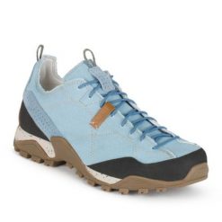 Buty trekkingowe Aku Nativa Canvas 647029 niebieskie. Niebieskie obuwie trekkingowe damskie z gumy, bez zapięcia. Za 692.27 zł.