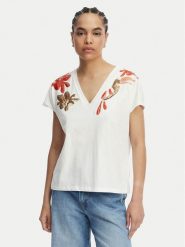 LOLA CASADEMUNT T-Shirt MS2615002 Biały Regular Fit. Białe t-shirty damskie LOLA CASADEMUNT, xl, bez wzorów, z bawełny, bez kołnierzyka. Za 379.99 zł.