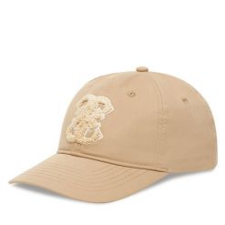 Czapka z daszkiem Guess. Brązowe czapki z daszkiem damskie Guess, z aplikacjami. Za 129.99 zł.