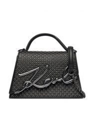 KARL LAGERFELD Torebka B4W30005 Czarny. Czarne torebki klasyczne damskie KARL LAGERFELD, ze skóry, bez dodatków. Za 1,399.00 zł.
