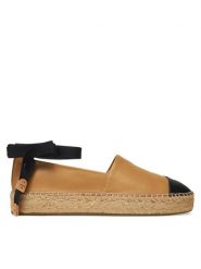 Tory Burch Espadryle 164724 Brązowy. Brązowe espadryle damskie Tory Burch, bez wzorów, ze skóry, bez obcasa. Za 1,009.00 zł.