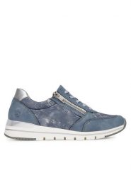 Remonte Sneakersy R6700-13 Niebieski. Niebieskie obuwie sportowe damskie Remonte, z materiału, bez zapięcia. Za 389.99 zł.