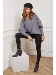 Joséfine Sweter "Jackson" w kolorze szarym rozmiar: S. Szare swetry klasyczne damskie Joséfine, s, z kaszmiru, bez kołnierzyka. Za 208.99 zł.