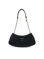 Guess Torebka HWWG96 38170 Czarny. Czarne listonoszki damskie Guess, z aplikacjami, ze skóry, bez dodatków. Za 379.99 zł.