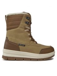 Alpine Pro Śniegowce Koba LBTB486010PL Beżowy. Brązowe śniegowce damskie Alpine Pro, ze skóry. Za 469.99 zł.