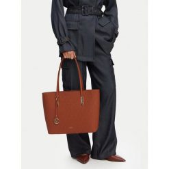 Torebka MEXX. Brązowe shopper bag Mexx, bez wzorów, bez dodatków. Za 159.99 zł.