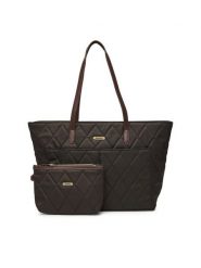 Barbour Torebka LBA0395OL75 Khaki. Brązowe shopper bag Barbour, bez wzorów, z materiału, bez dodatków. Za 524.99 zł.