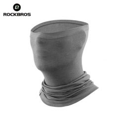 Komin, maska na twarz, termiczny, chusta ROCKBROS wełna, szary. Szare chusty damskie ROCKBROS, na zimę, bez wzorów, z materiału. Za 33.99 zł.