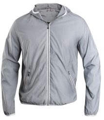 Clique Kurtka Hardy Reflective przeciwwiatrowa z elementami odblaskowymi. Szare kurtki damskie CLIQUE, xs, bez wzorów, z kapturem. Za 335.60 zł.