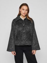 Vila Kurtka przejściowa w kolorze antracytowym rozmiar: 44. Czarne kurtki damskie Vila, bez wzorów, bez kaptura. Za 154.07 zł.