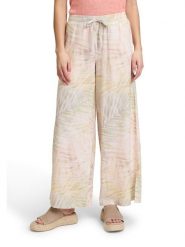 CARTOON Spodnie w kolorze brzoskwiniowo-kremowym rozmiar: 38. Brązowe spodnie materiałowe damskie Cartoon, bez wzorów, z materiału. Za 130.99 zł.