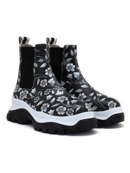 Goby Sztyblety w kolorze czarno-białym rozmiar: 40. Białe botki damskie Goby, bez zapięcia. Za 347.99 zł.