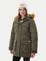 Hunter Parka Glyder HARW0014252 Zielony Regular Fit. Zielone parki damskie Hunter, xs, z syntetyku, bez kaptura. Za 959.99 zł.