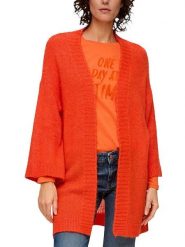 S.Oliver Kardigan w kolorze pomarańczowym rozmiar: 46. Pomarańczowe kardigany damskie S.Oliver, s, bez wzorów, ze splotem. Za 79.21 zł.