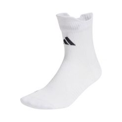 Skarpety z wzmocnieniem adidas RunX. Białe skarpetki damskie Adidas, w ażurowe wzory, z materiału. Za 42.99 zł.