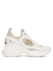 MICHAEL Michael Kors Sneakersy Zuma 43S5ZUFP3D Złoty. Żółte obuwie sportowe damskie MICHAEL Michael Kors, z materiału, bez zapięcia. Za 669.99 zł.